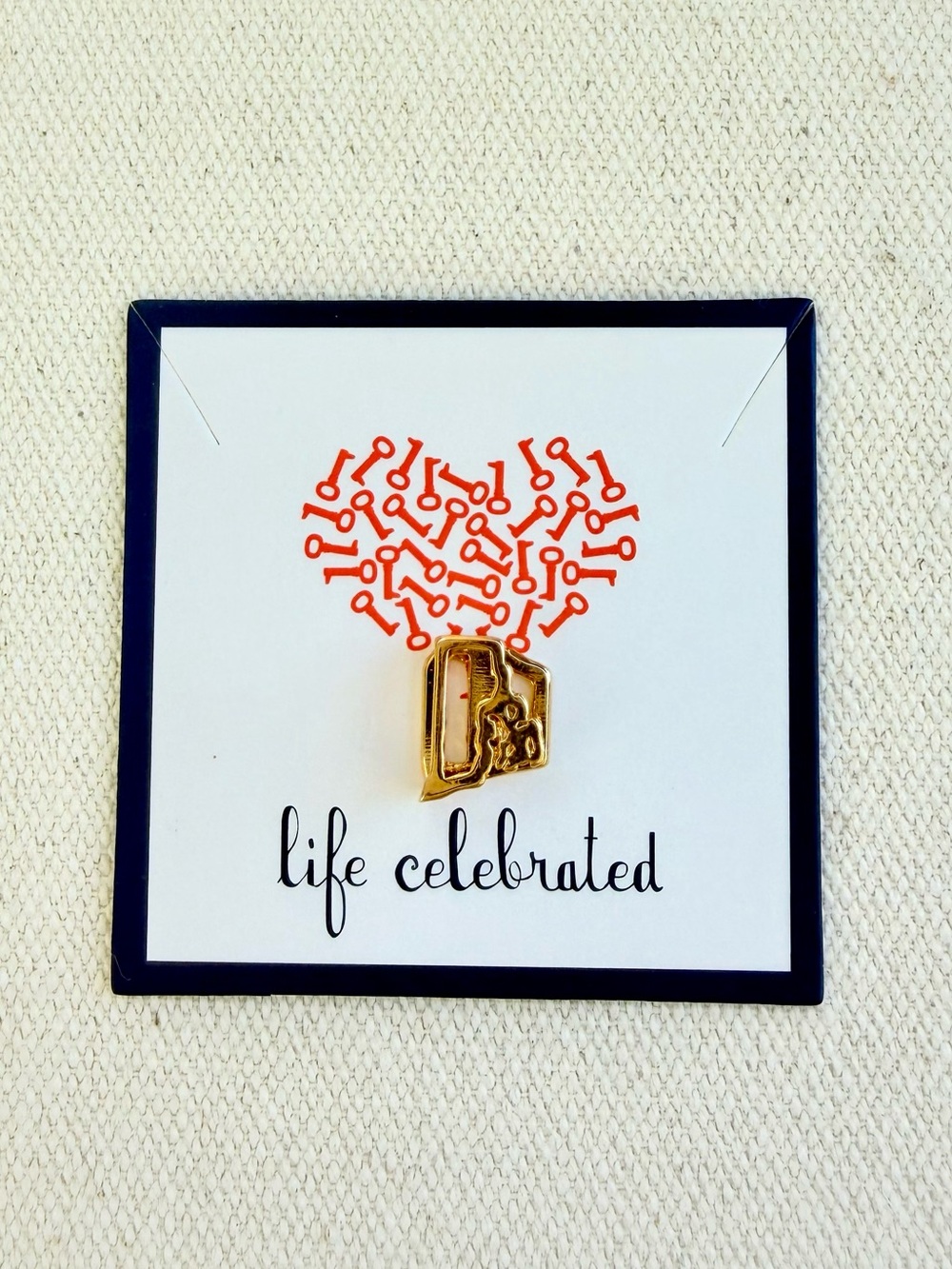 *Rhode Island State Outline Charm* KEEP COLLECTIVE Retired Gold Rare and HTF